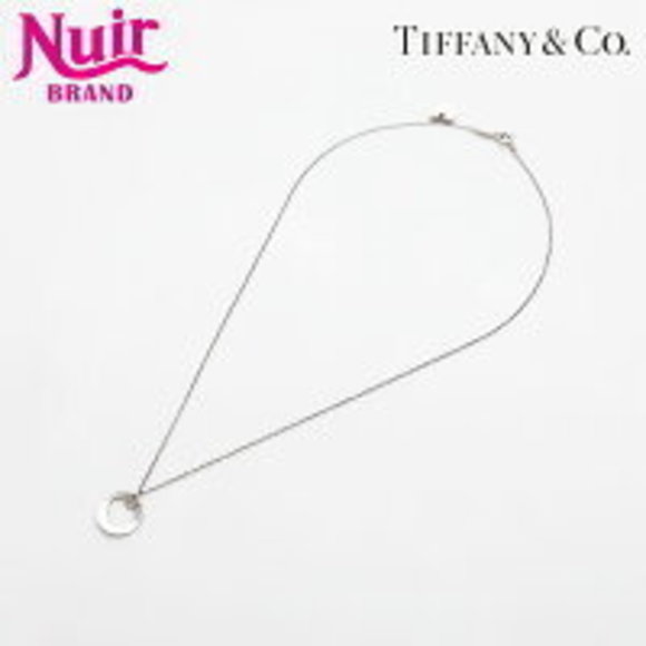 Tiffany Handbags - Tiffany Stencil Heart Silver Necklace